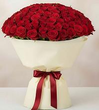 Букет 101 Красная роза Милано в Кошурниково