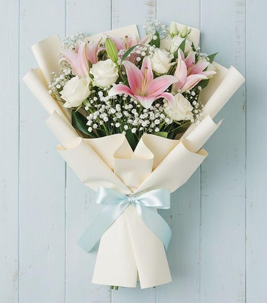 Букет цветов из: Лилии в Кошурниково