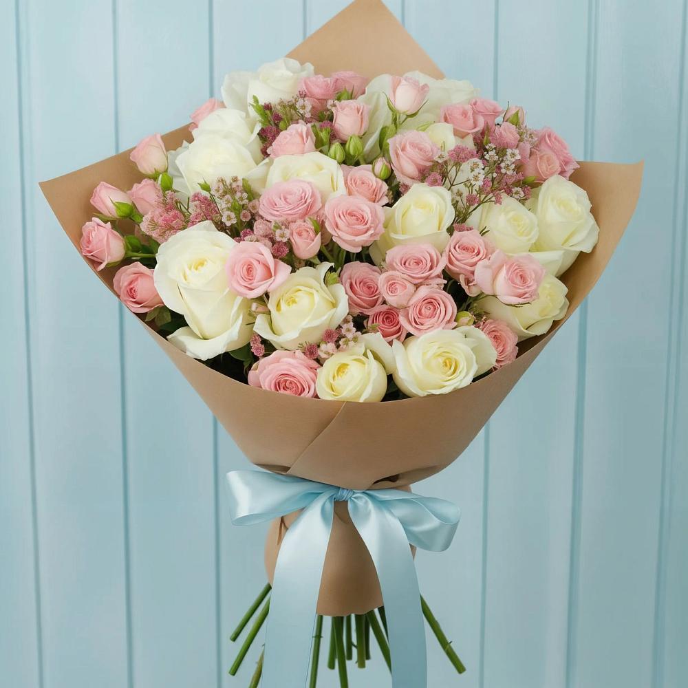 Букет цветов из: Розы в Кошурниково