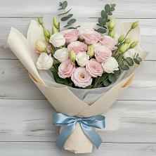 Букет цветов из:  Лизиантусы в Кошурниково