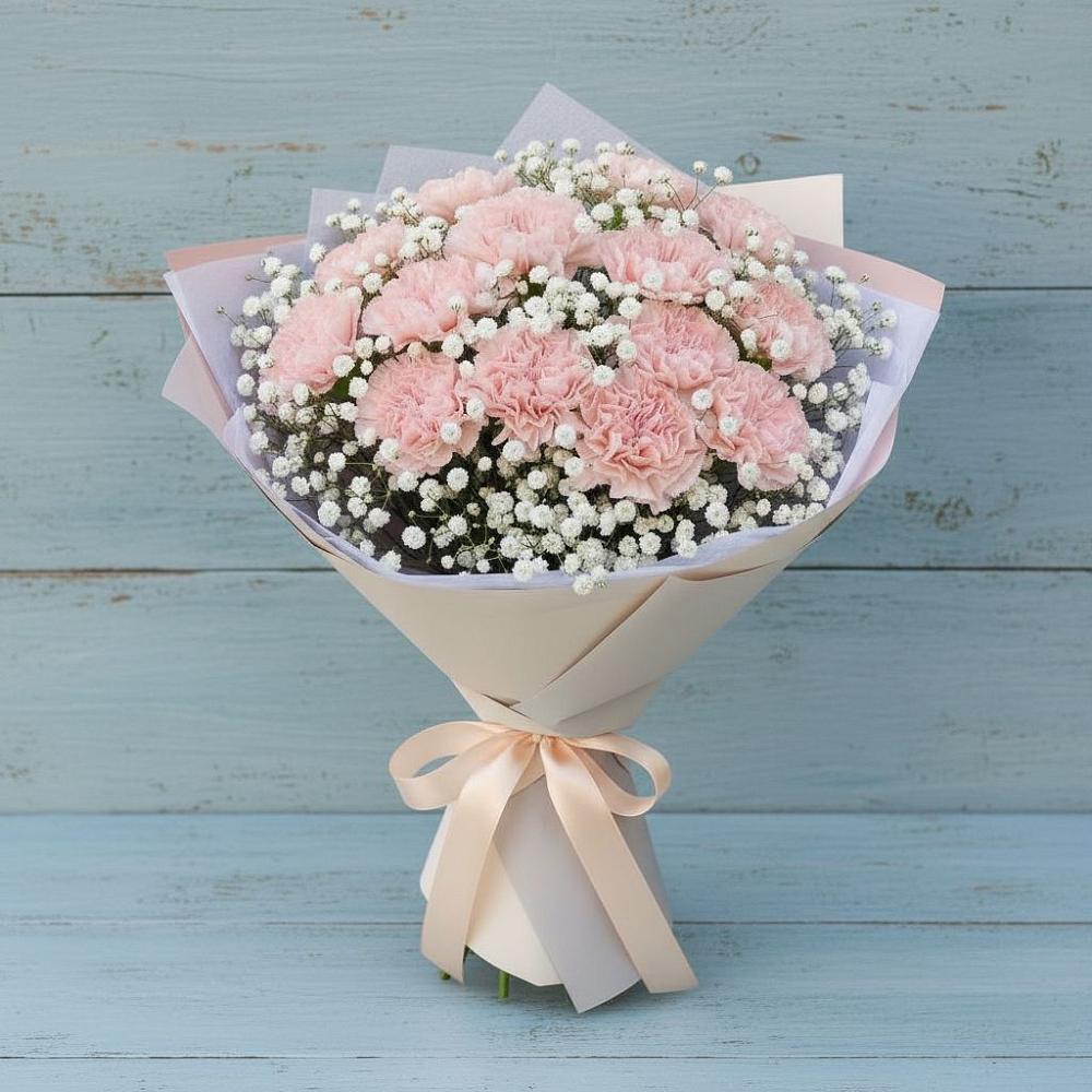 Букет цветов из: Гвоздики в Кошурниково