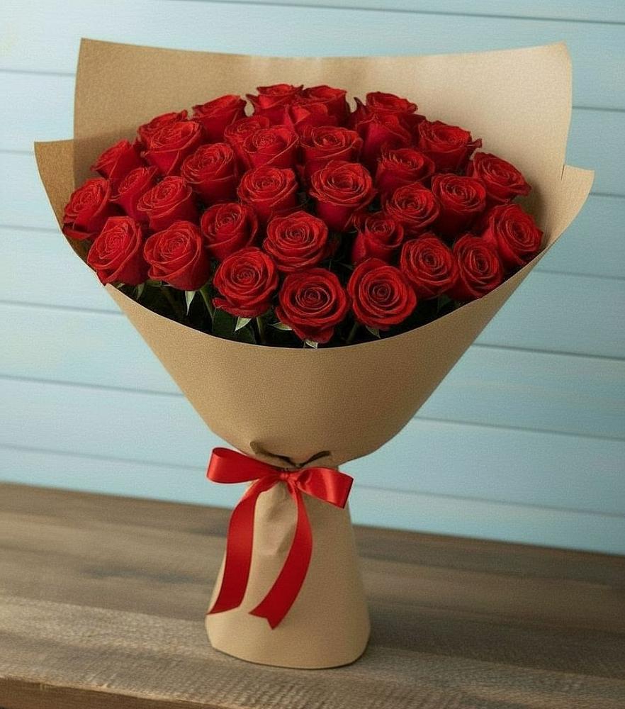 Букет Красные розы Милано в Кошурниково