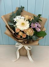 Букет цветов из:  Герберы и Хризантемы в Кошурниково