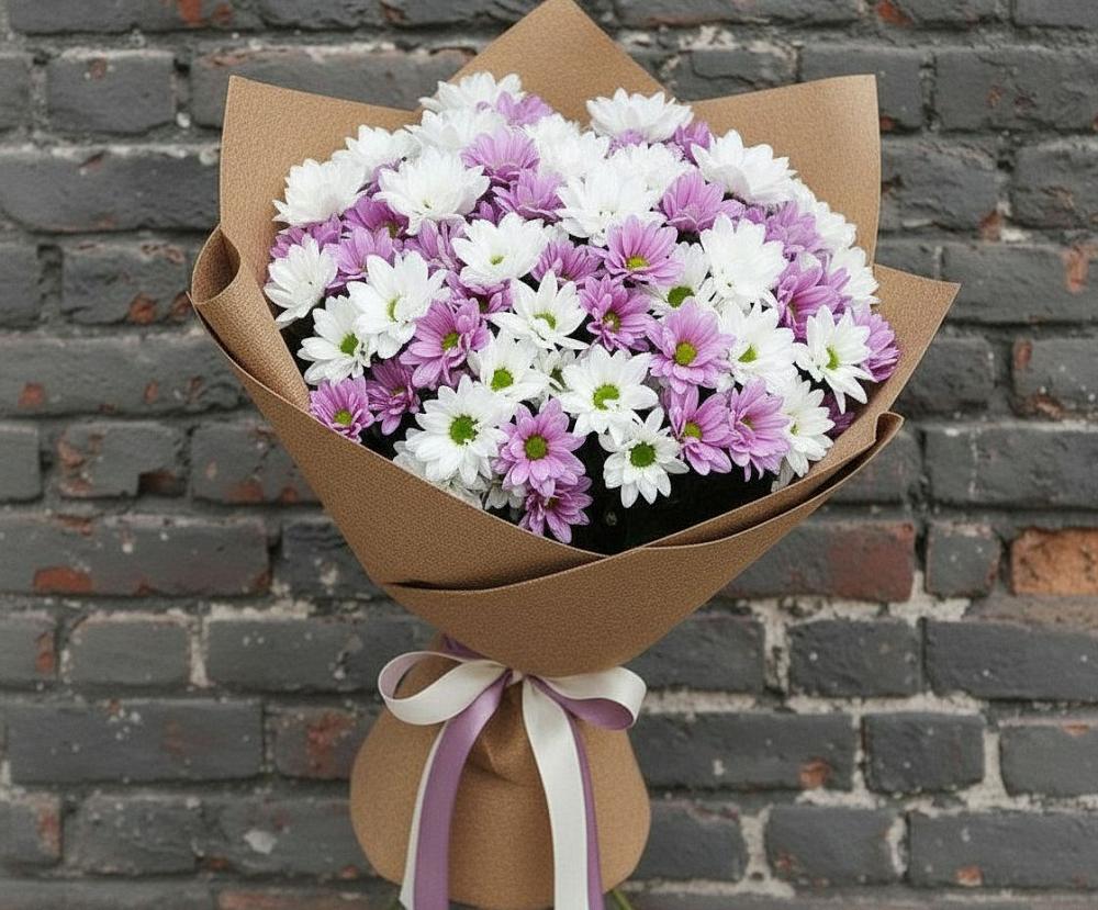 Букет цветов из: Хризантемы в Кошурниково