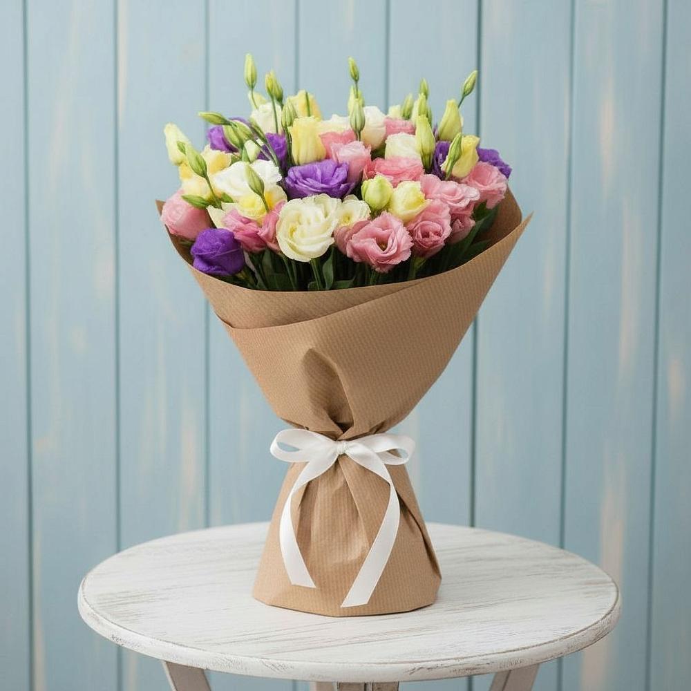 Букет цветов из: Лизиантусы в Кошурниково