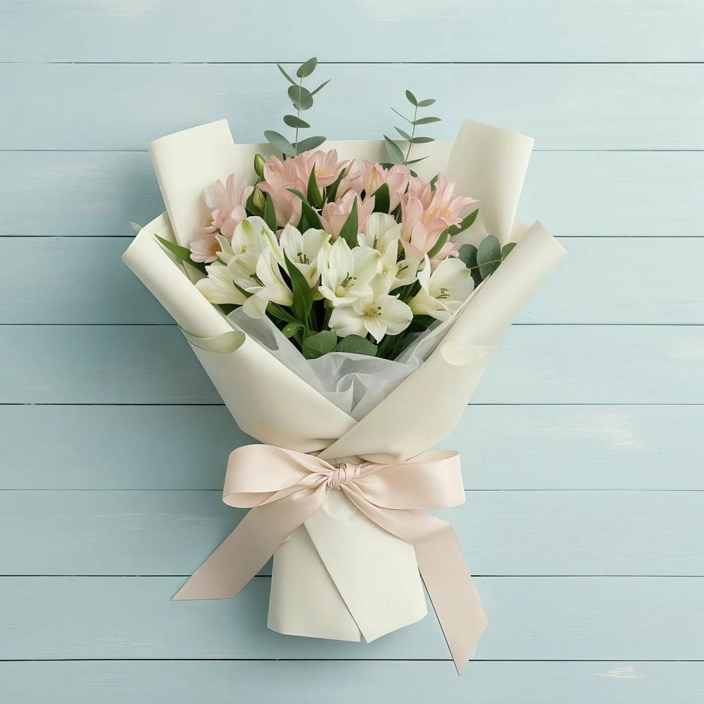 Букет цветов из: Альстромерии в Кошурниково