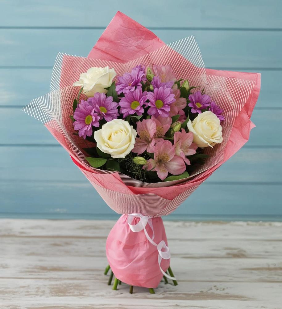 Букет цветов из: Герберы в Кошурниково