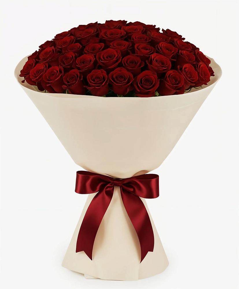 Букет 101 Бордовая роза Блэк Бакарра в Кошурниково