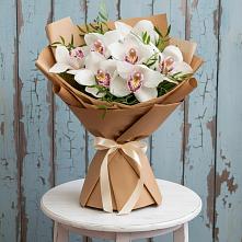 Букет цветов из:  Орхидеи и Розы в Кошурниково